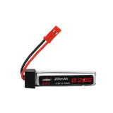 5Pcs URUAV 3.8V 205mAh 25C 1S LiPo Battery JST Plug for RC Drone