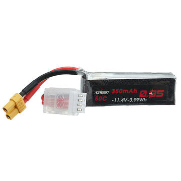 URUAV 11.4V 350mAh 50C 3S HV LiPo Battery XT30 Plug for RC Drone