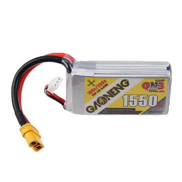 Gaoneng GNB 7.4V 1550mAh 100C 2S Lipo Battery XT60 Plug for FPV Racing Drone